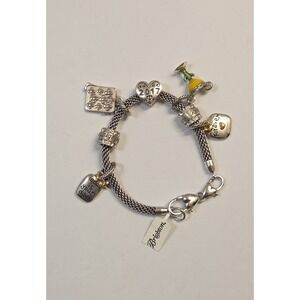 Retired Brighton Dream Big 2017 7 Charm Bracelet 8"